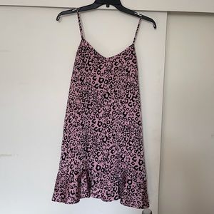 new Aqua slip dress with spaghetti straps Size large in pink, new